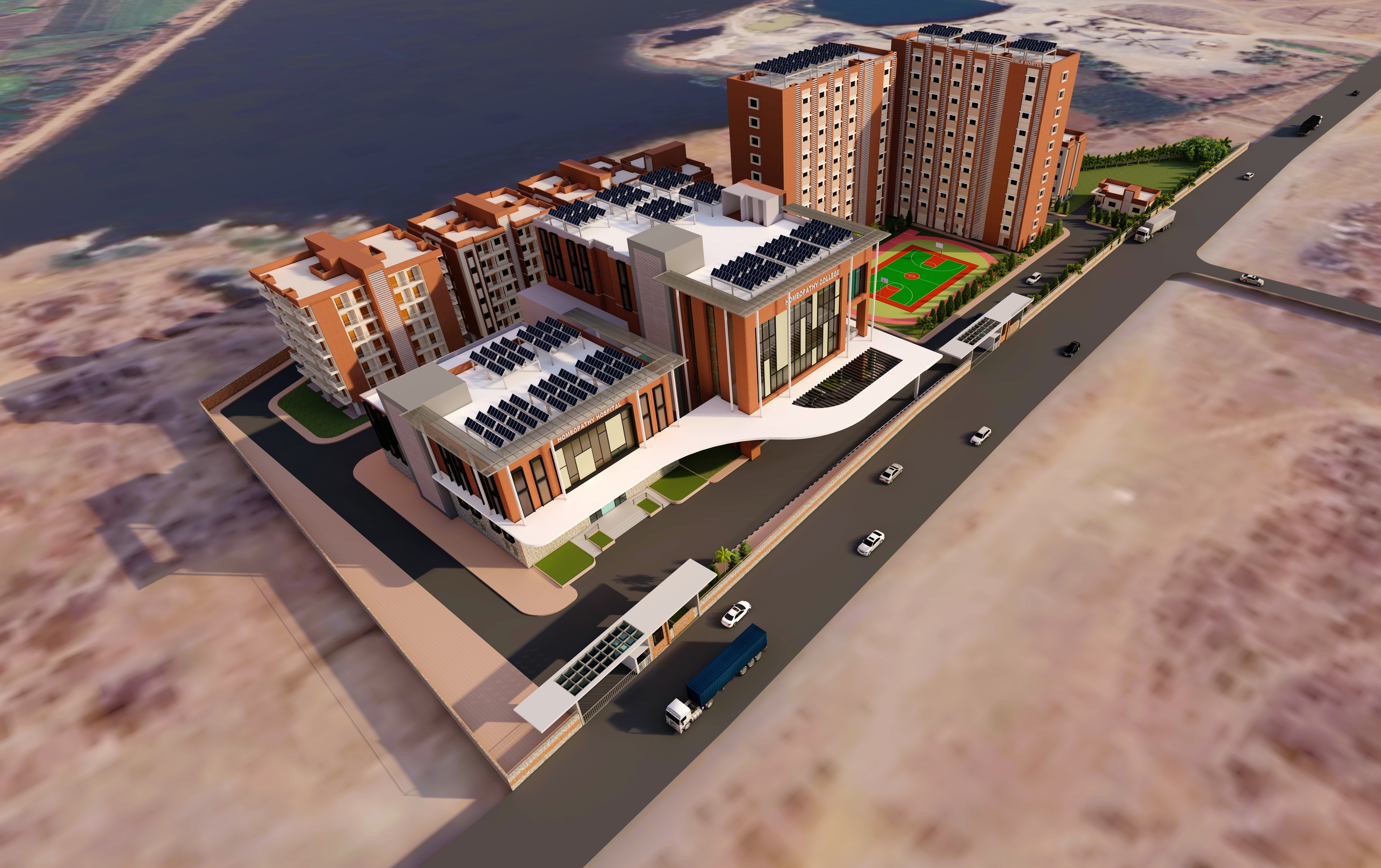 Homeopathy College & Hospital, Kagal view 2